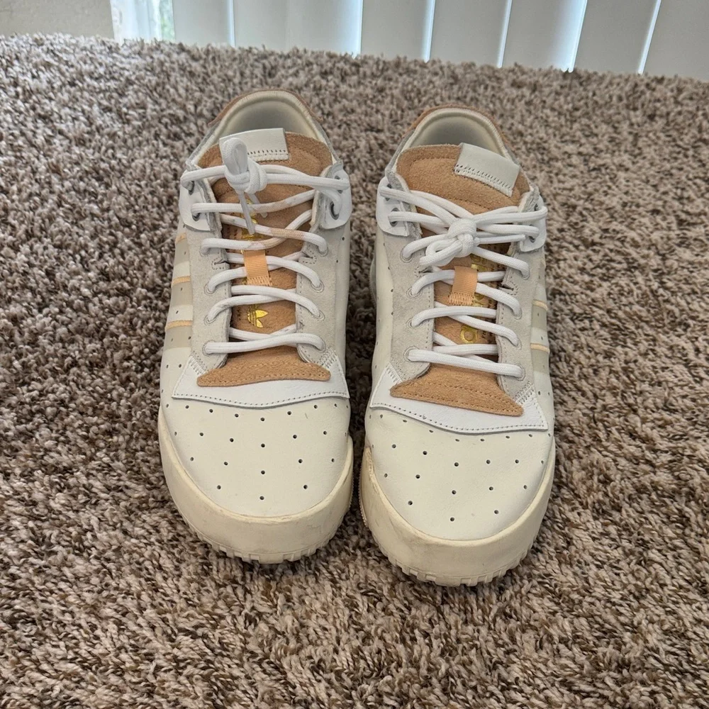 adidas Rivalry RM Low White glow Orange - Picture 1 of 5